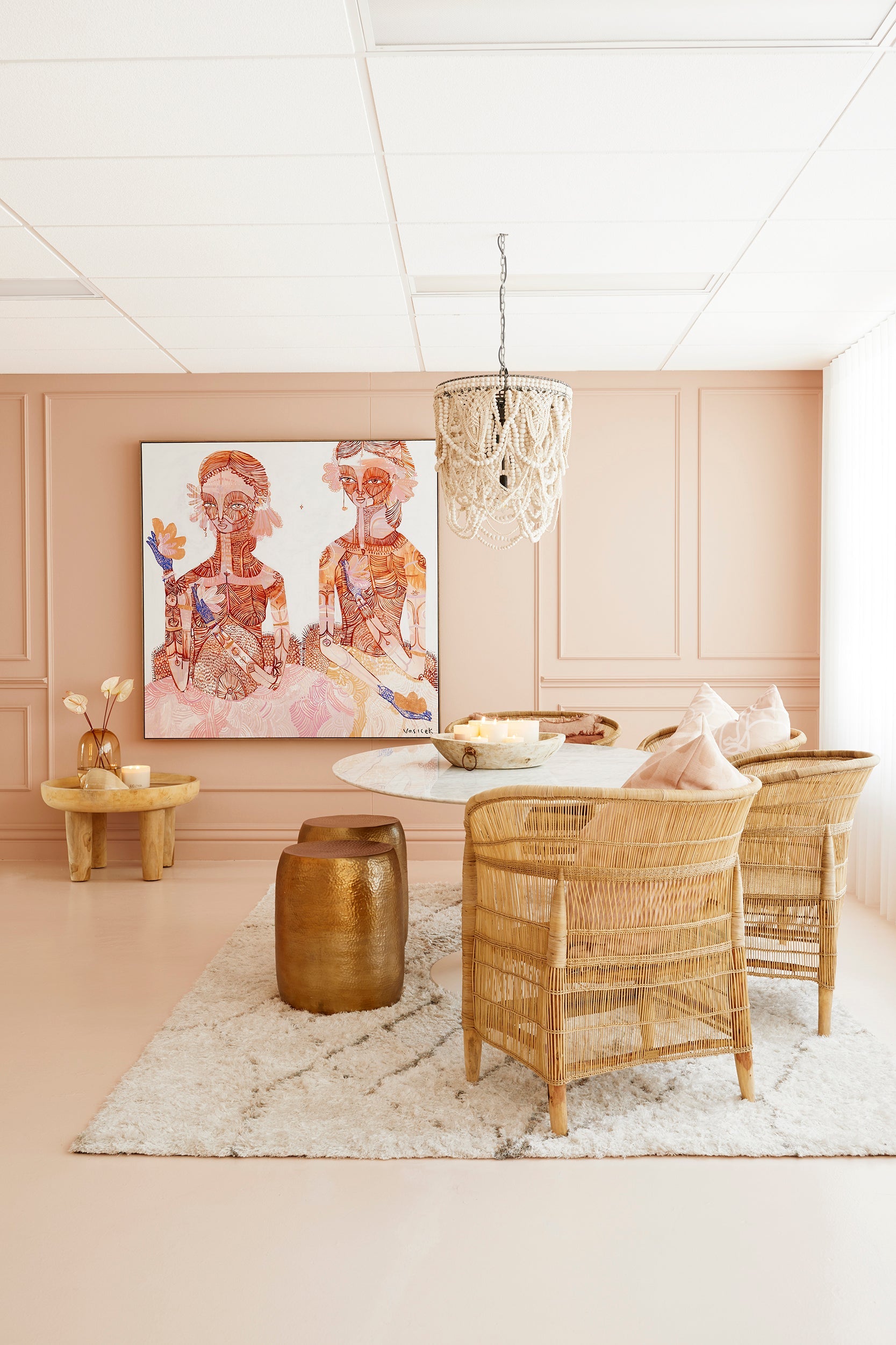 Traditional 1-seater Malawi Cane Chair