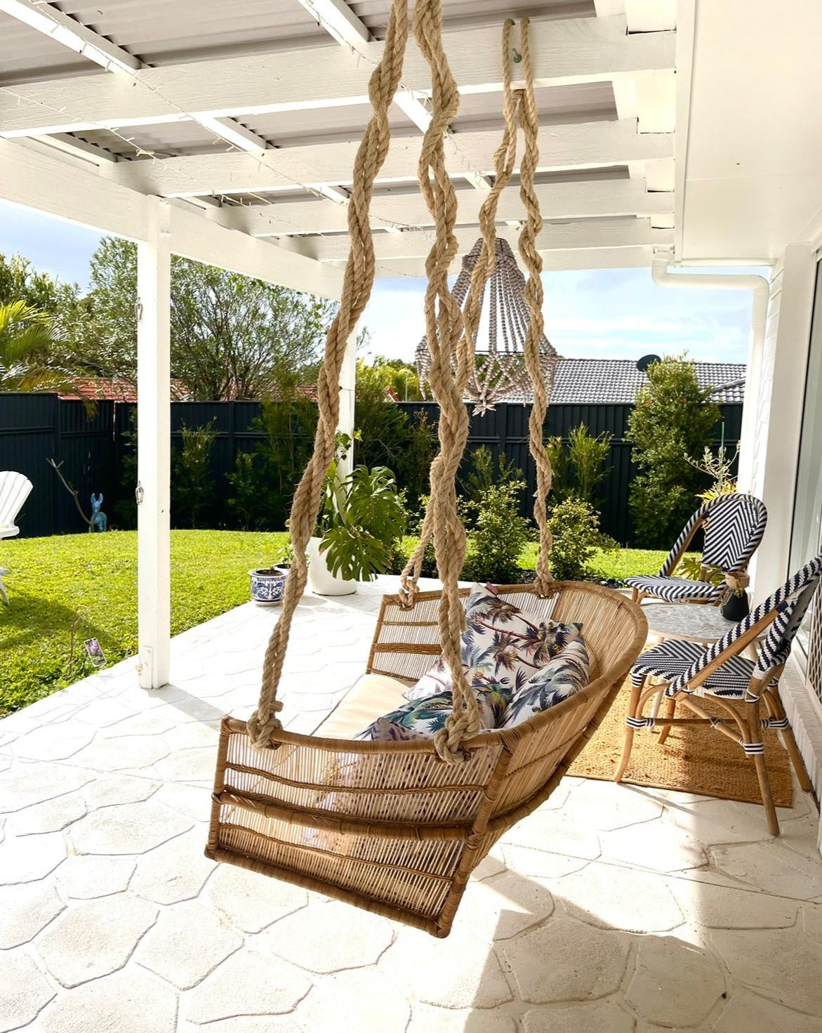 Traditional 2-seater Hanging Loveseat