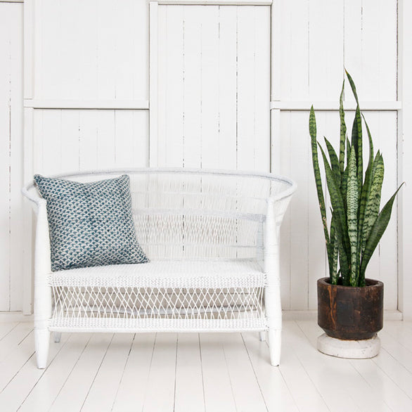 traditional 2-seater white