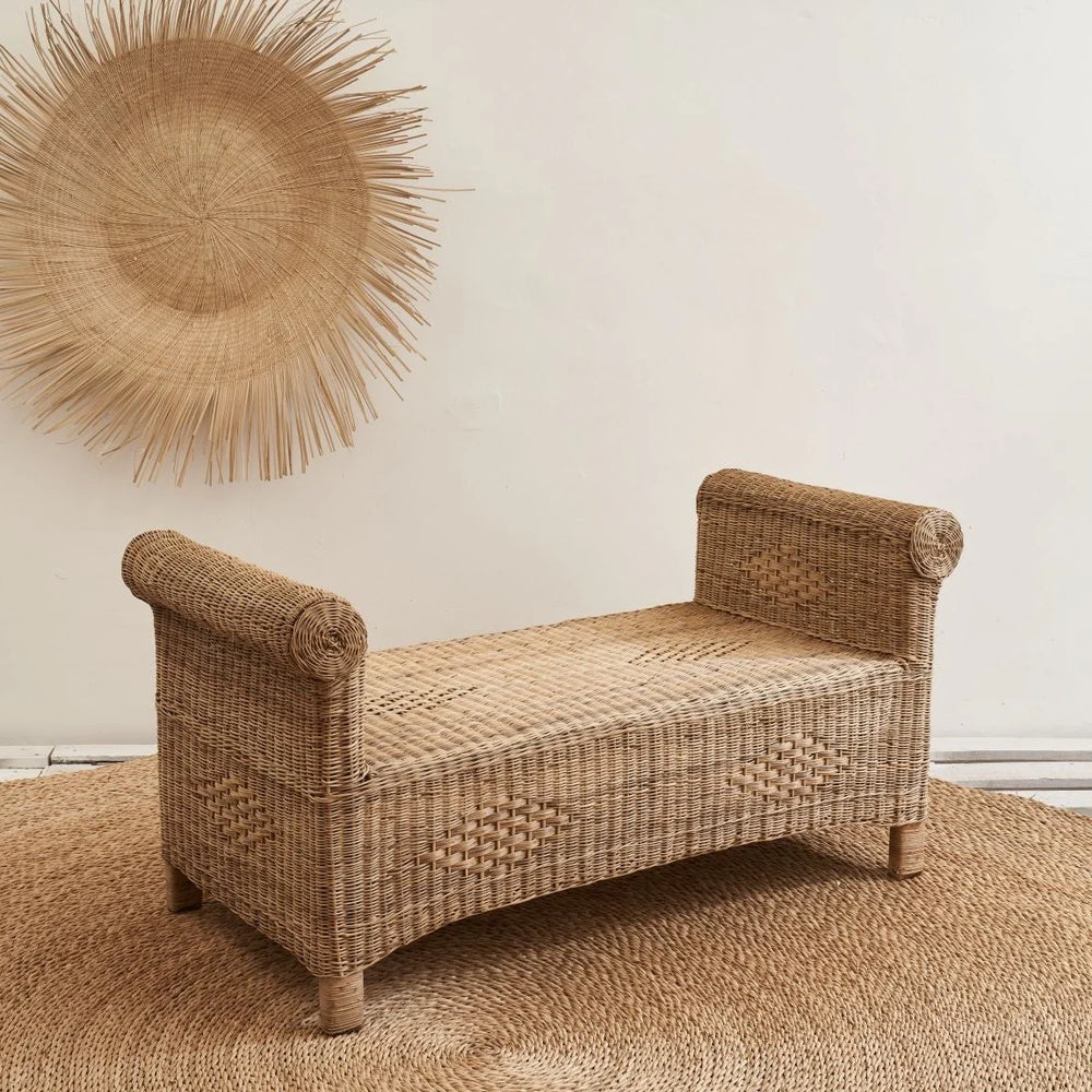 Ottoman l Woven Chaise Lounge