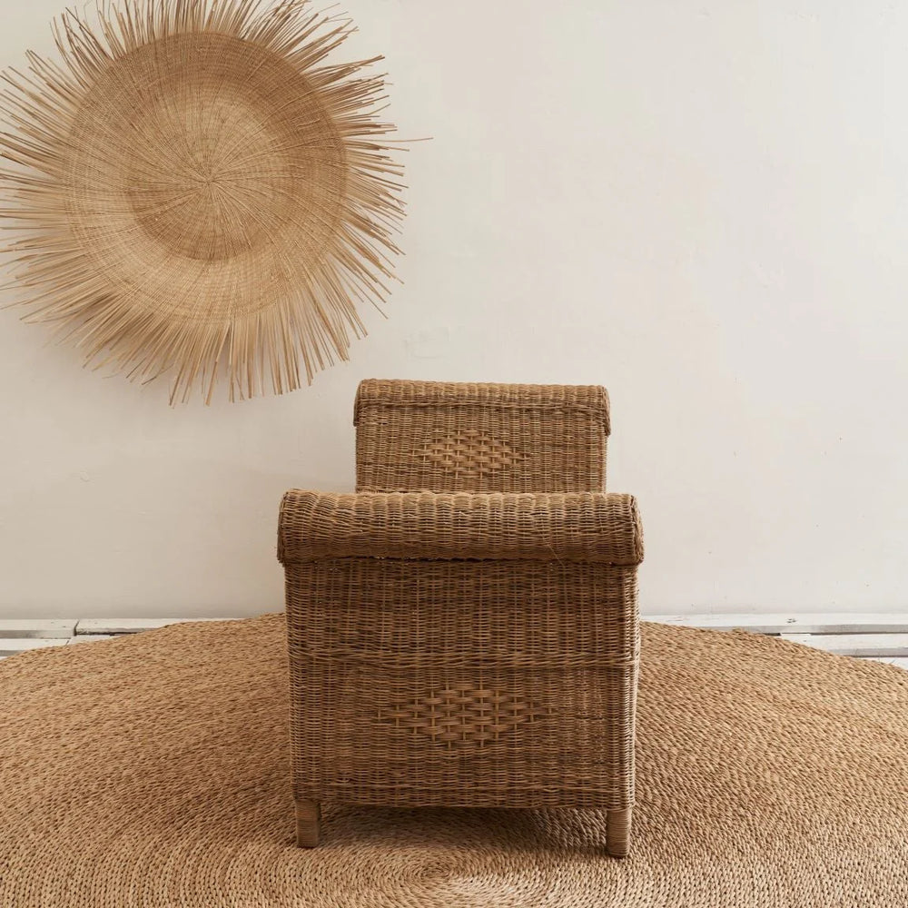 Ottoman l Woven Chaise Lounge