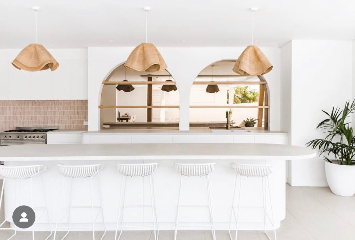 Dancing Woven Basket Pendant Light