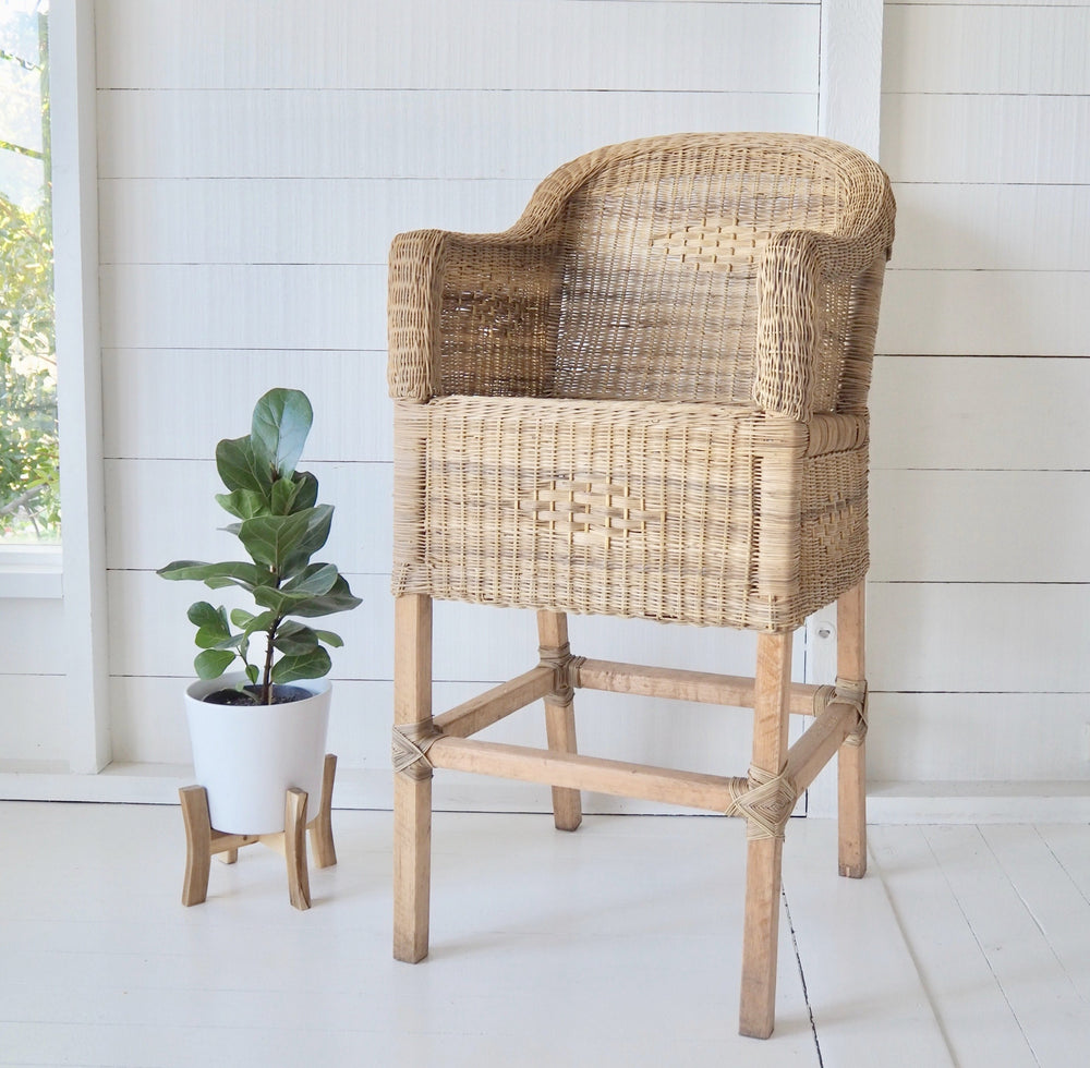 Classic Woven Cane Counter / Bar Stool | Retreat Collection