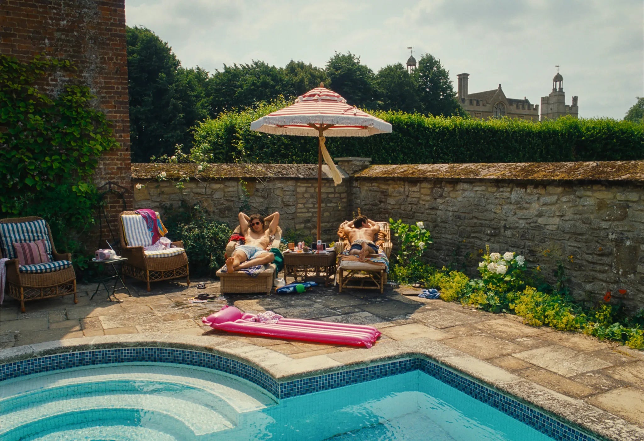 Classic Woven Cane Lounger